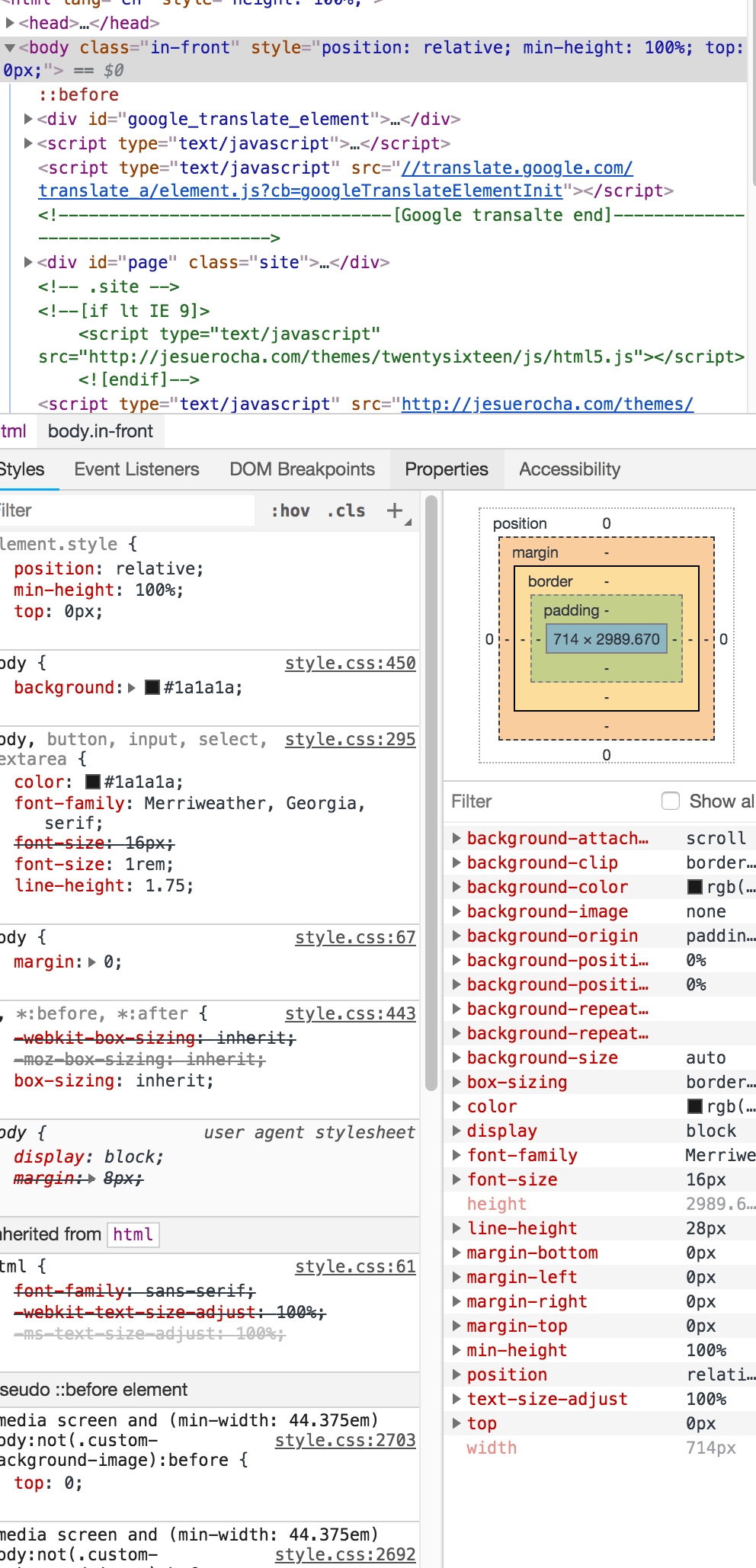 css google chrome Inspect and Edit Pages and Styles 