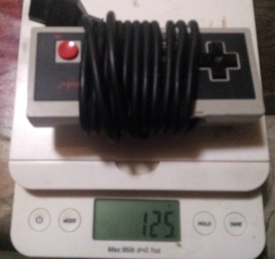 NES-004 controller 125 grams