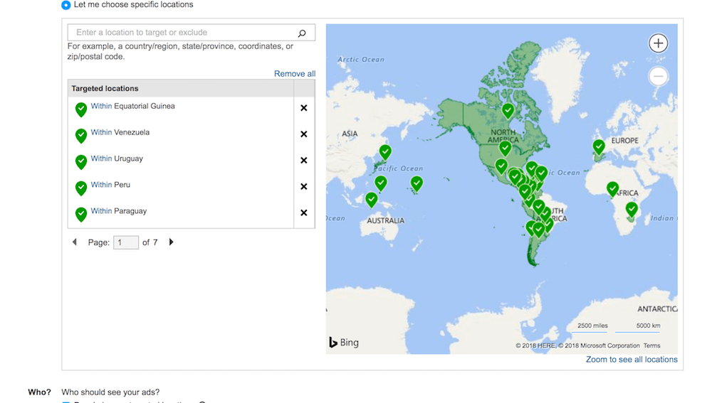 Choose your location